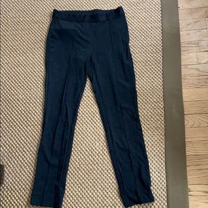 Everlane charcoal grey skinny trousers, side zip